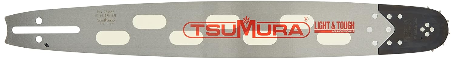 Tsumura 375ZR2 Standard Guide Bar with 0.325 Pitch, 0.058 Gauge and 72 Drive Link Chain, 18" Length