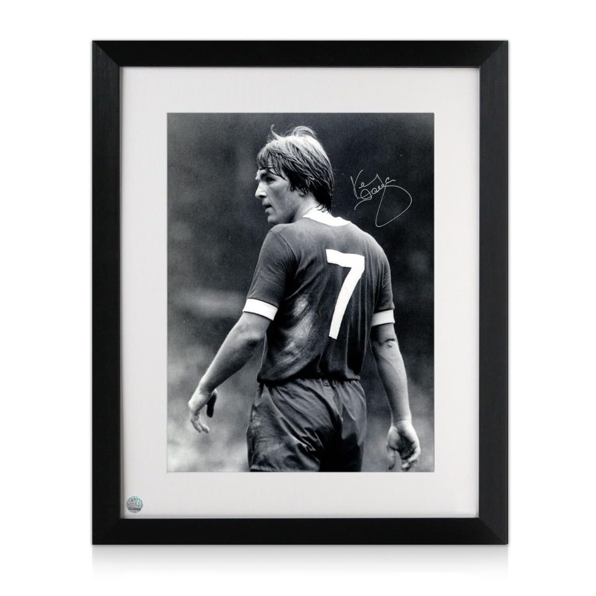 Exclusive Memorabilia Kenny Dalglish Signed Liverpool Football Photo: King Kenny. Framed