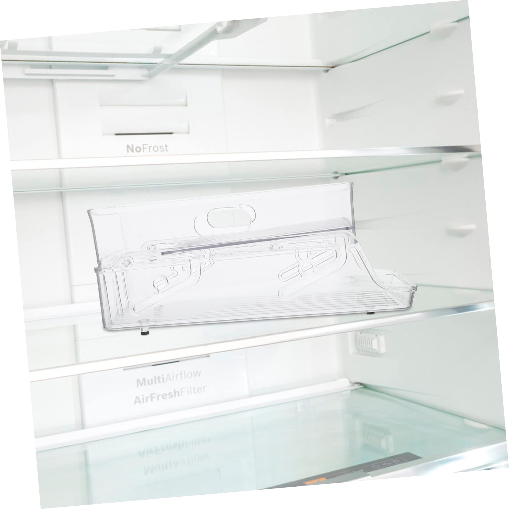 MAGICLULU Getränkeorganizer aus Transparentem Material für Dosen und Getränke Rollbar und Vielseitig Einsetzbar im Kühlschrank Küche und Büro