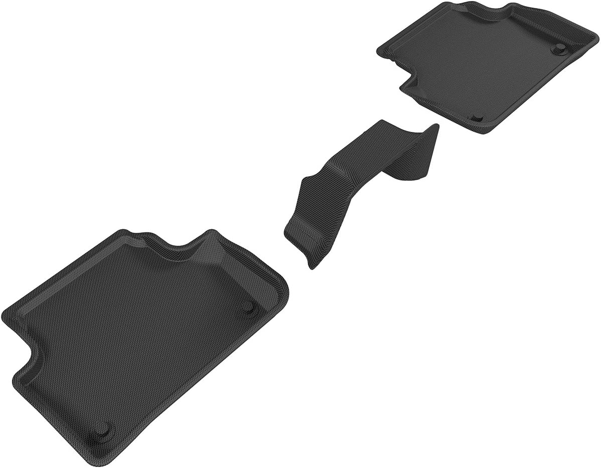 3D MAXpider Custom Fit Kagu Floor Mat (Black) Compatible with Audi A4/A4 Allroad 2017-2026/S4 2018-2026/A5/S5 2018-2026 /Rs 5 2019-2026 - Second Row