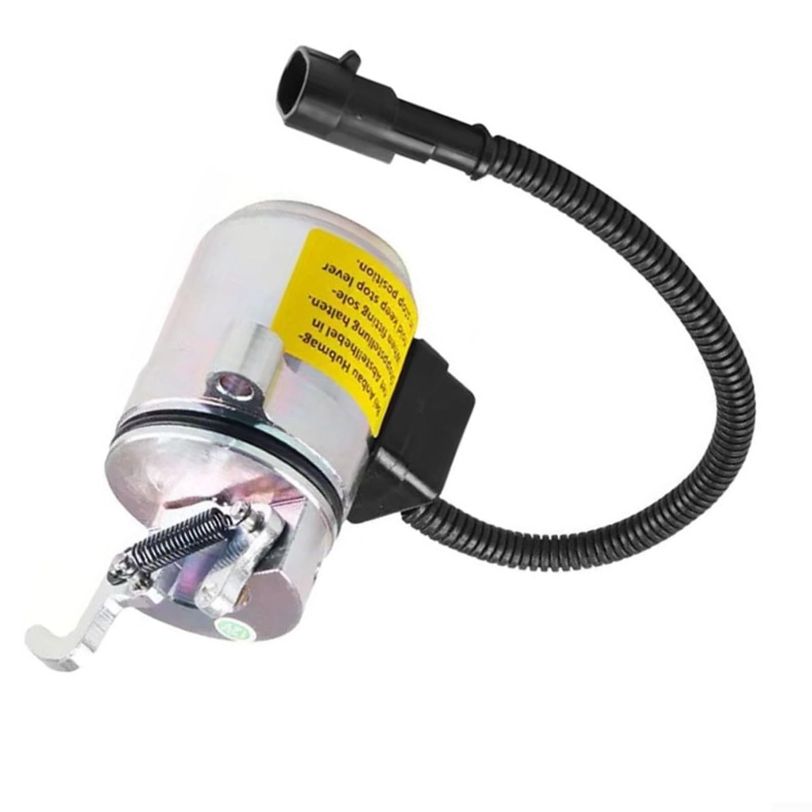 Válvula solenoide de corte de combustible de motor de 12 V para reemplazo de Deutz F2L2011 Bf3L201 Bx101959, control de flujo confiable para maquinaria industrial