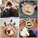 PULEIDI Guinea Pig Bed - Washable Guinea Pig Cage Accessories Small Animal Bed Hideout for Guinea Pig,Chinchilla,Hamsters,Hedgehog - Giraffe Style