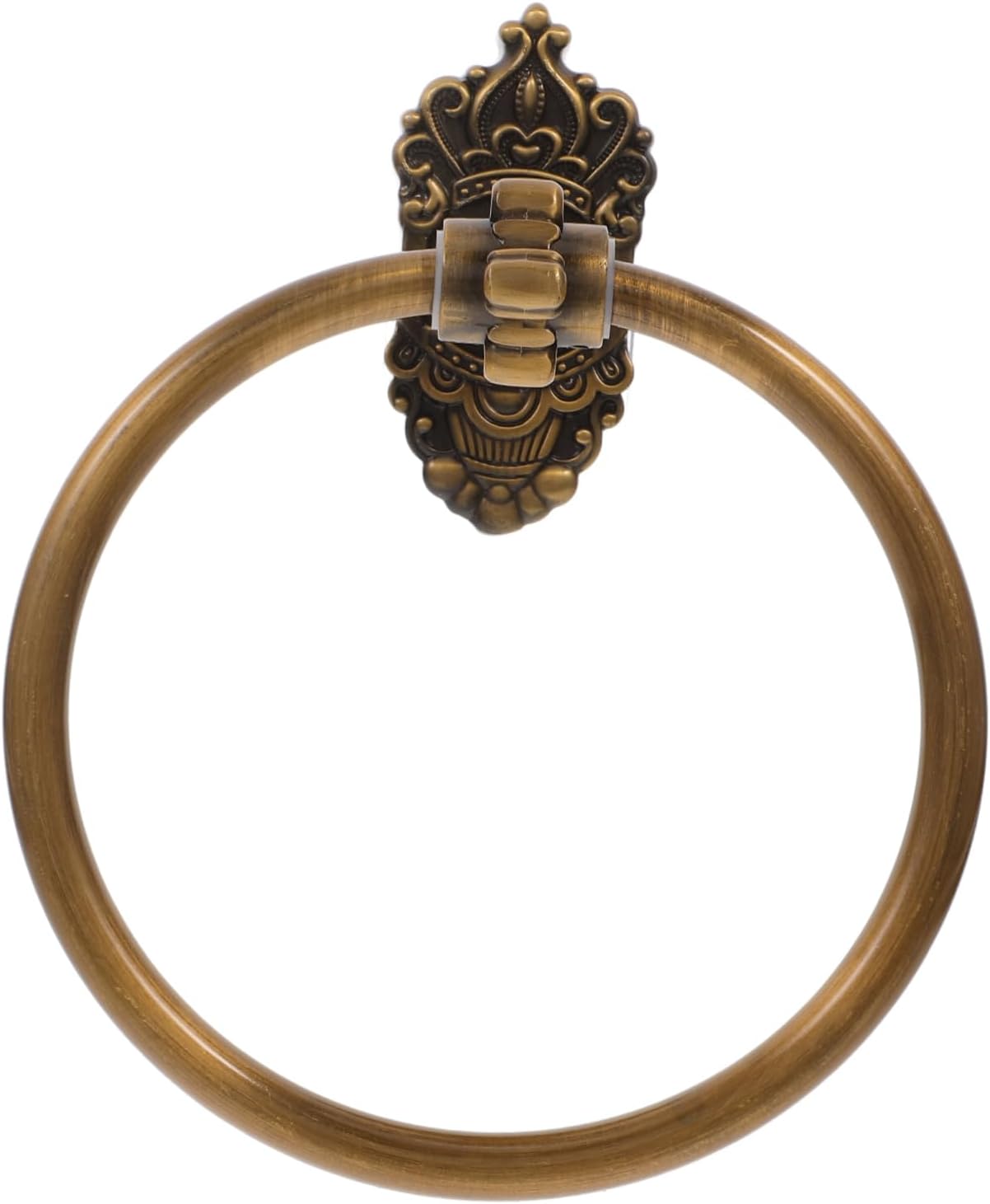 2pcs Golden Space Aluminum Bathroom Towel Ring and Hook Set Cute Toilet Paper Holder with Hand Towel Racks for Kitchen and Bathroom Tissue Ring Holder for Hand Towels Wall Mou