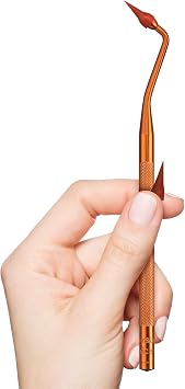 GUM Stimulator Permanent Handle with Rubber Tip, Long-Handled Stimulator & Plaque Remover for Teeth Health, 1 Handle + 2 Refill Packs