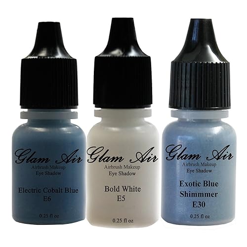 Glam Air Set of 3 Airbrush Eye Shadow Colors- Electric