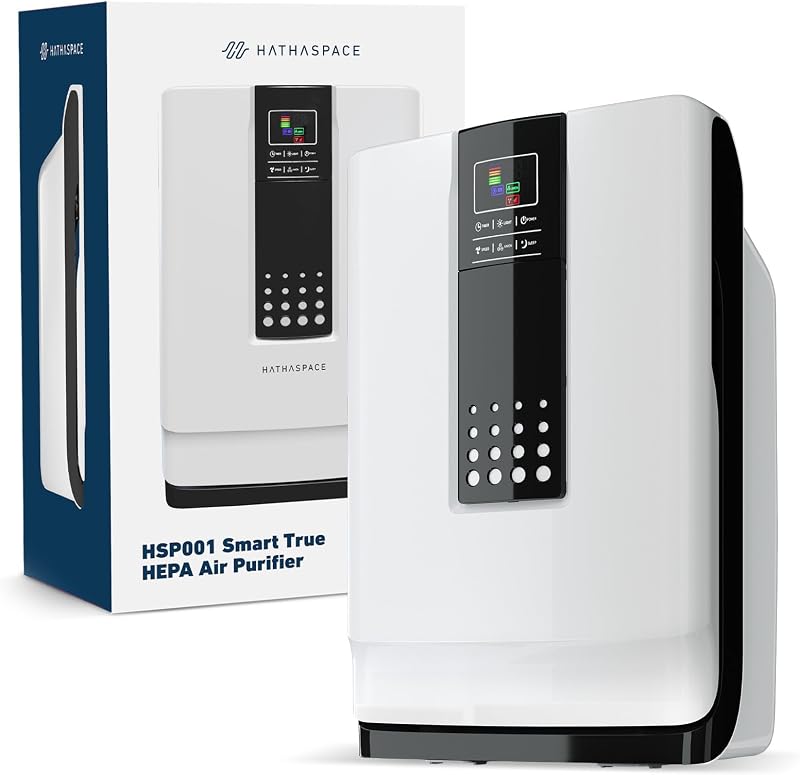 HSP001 True HEPA Air Purifier | True HEPA Air Purifier for Home - Removes 99.9% of Dust, Smoke, Pet Dander & Odors, Covers Up to 700 Sq Ft