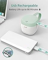 Vista 2 de GROWNSY Pacifier Sanitizer Portable, UV Light Sanitizer on The Go, USB Charging Sanitizer Case, Mini Pacifier Sanitizer 99.99% Cleaned in 59 Seconds