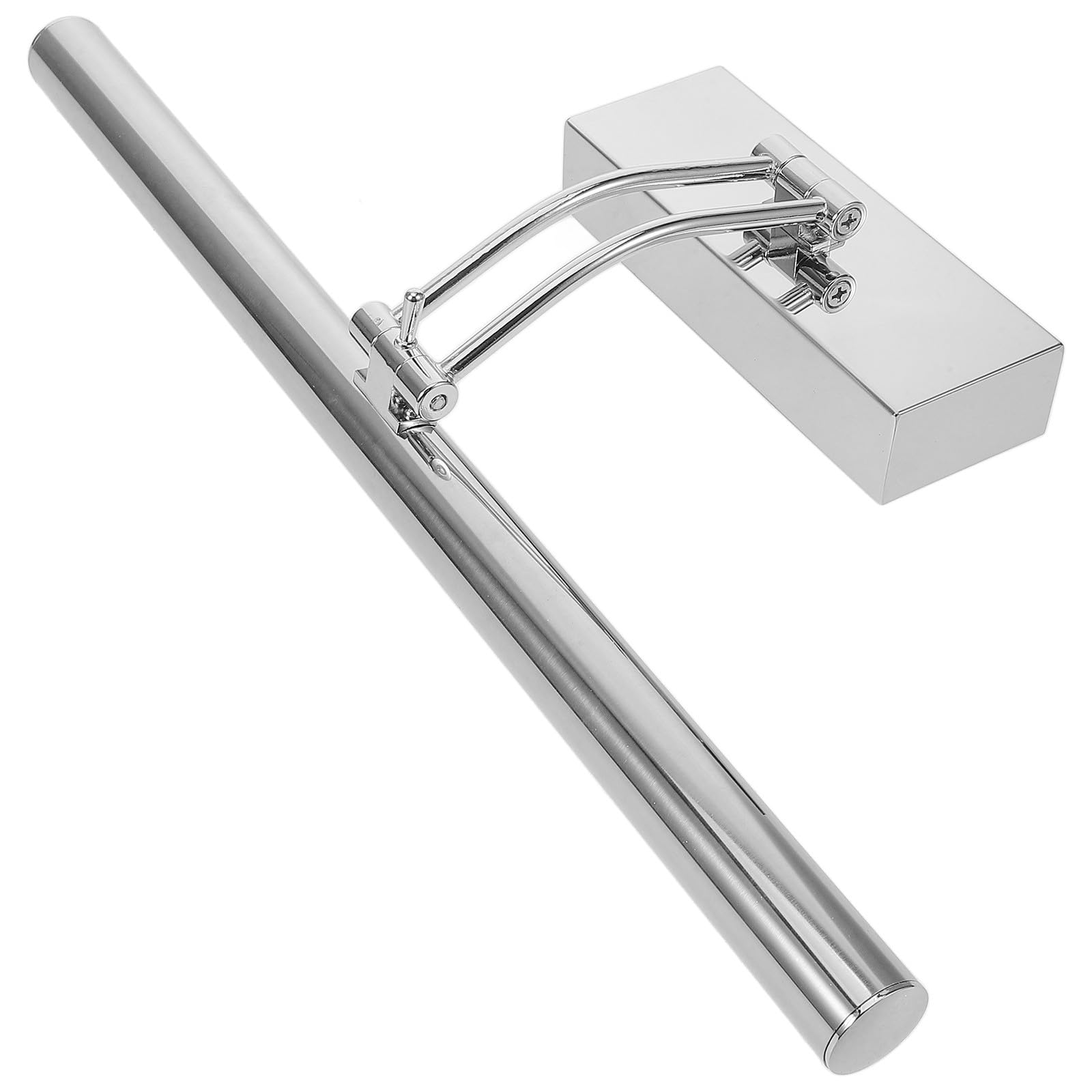 Housoutil Applique Murale et Facile à Installer Argentée LED Lumière Uniforme 5w en Acier Inoxydable Décoration Moderne pour Miroir de Salle de Bain pour Salle de Bain