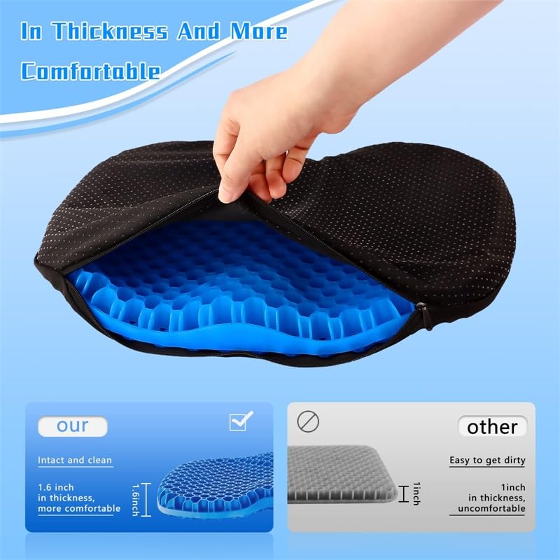 Cuscino In Gel Per Kayak Antiscivolo - Impermeabile E Comodo Per Sedili Di Canoa E Barca - Foto 12