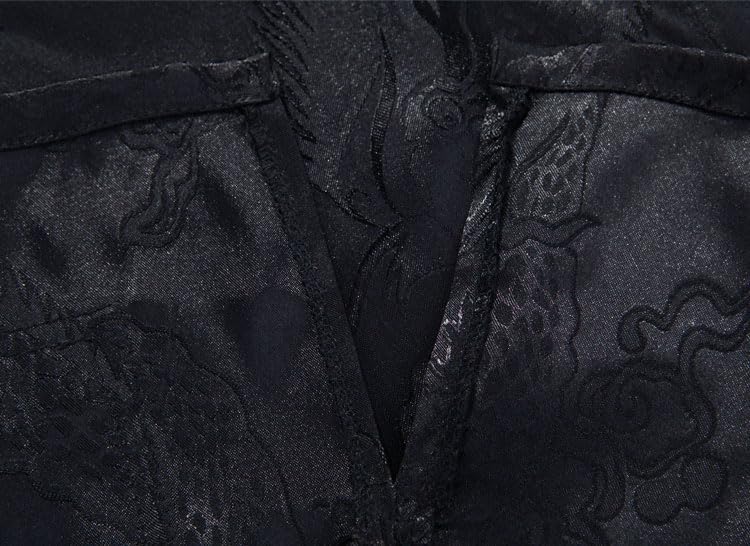 Kung Fu Tops Uniform Tang Men Chinese Traditional Clothing Hanfu Martial Arts Short Sleeves Shirt - Image 8