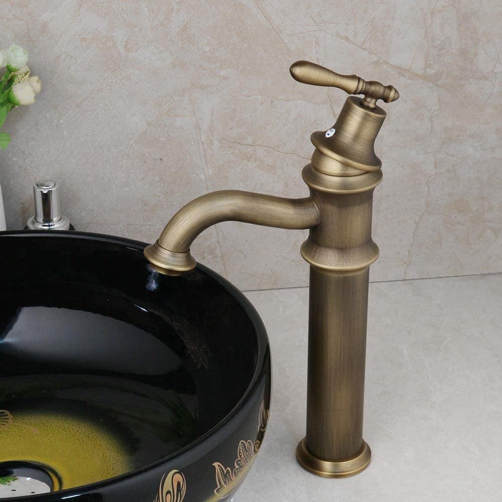 Robinet mitigeur de salle de bains rétro pour un lavage des mains fluide