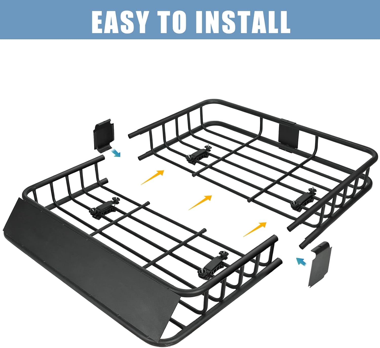 Buy Car Roof Cargo Carrier Basket Universal Rooftop Vehicle Rack for