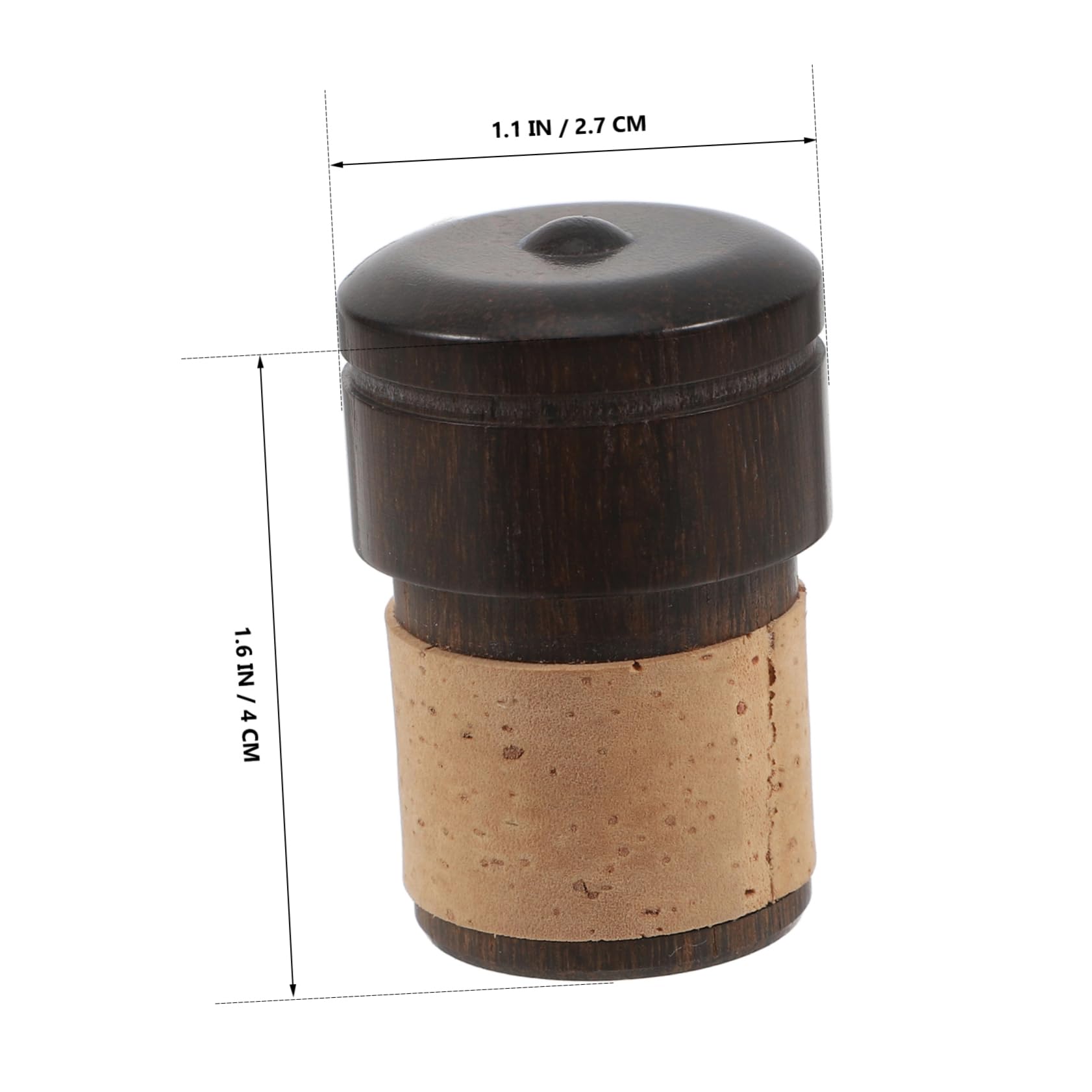 Abaodam Tenor Sax End Plug Saxophone Muffler Ebony Wood Saxophone Protection Accessory