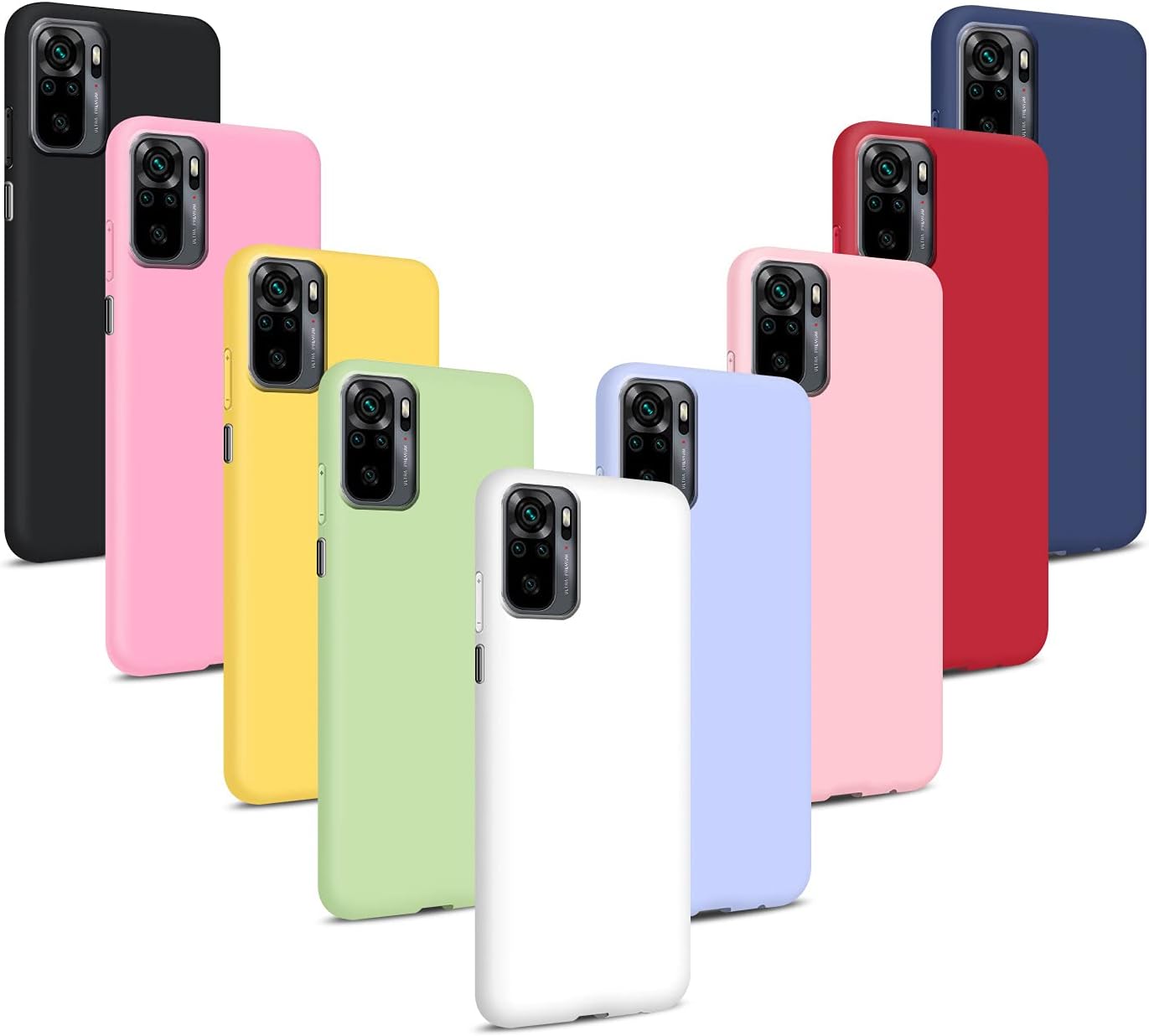Coque Silicone Rose Pour Xiaomi Redmi Note 10 4G / Note 10S - Little Boutik - Neuf