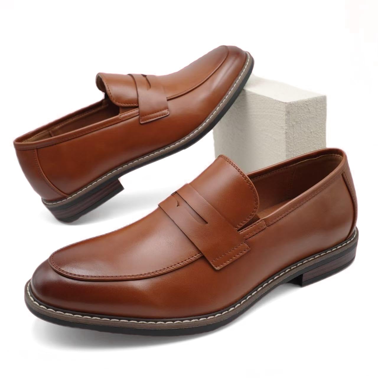 Finishing & Sewing Mocassins classiques à bout mocassin pour homme