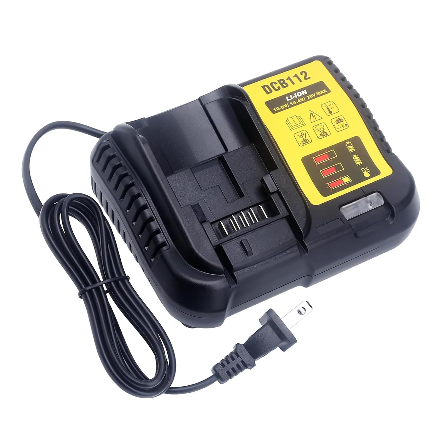 DCB112 Li-Ion Battery Charger For Dewalt 10.8V 12V 14.4V 18V
