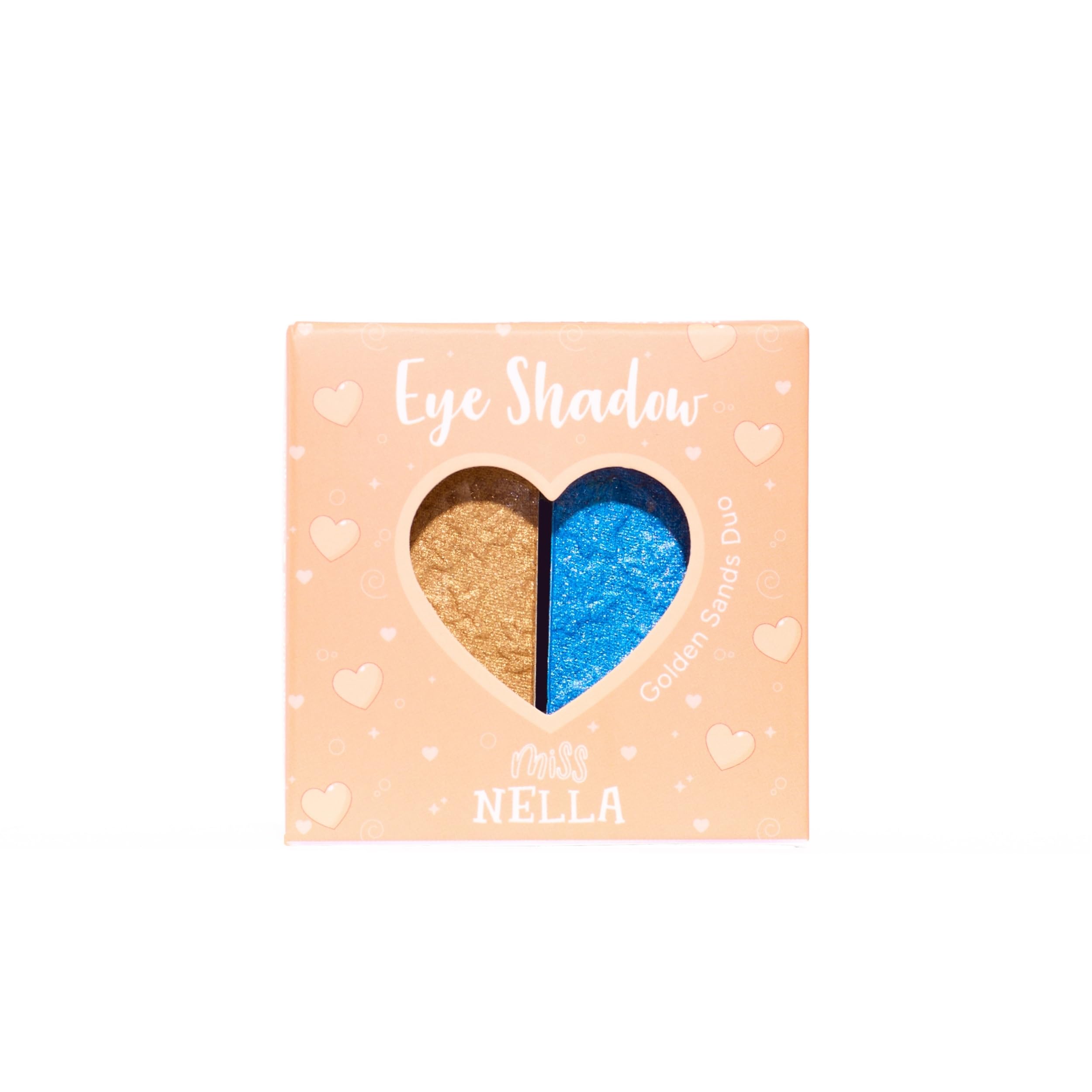 Miss Nella Makeup for Kids Eye Shadow- Golden Sands, kids cosmetic toy, Non Toxic Make Up