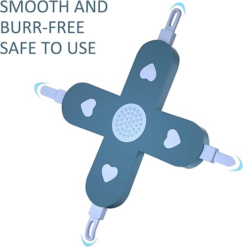 Miniatura 5 de 2 piezas de limpiador de nariz, uñas y oídos 4 en 1 para bebé, herramienta de eliminación segura de cera de oídos y limpiador de nariz para bebé