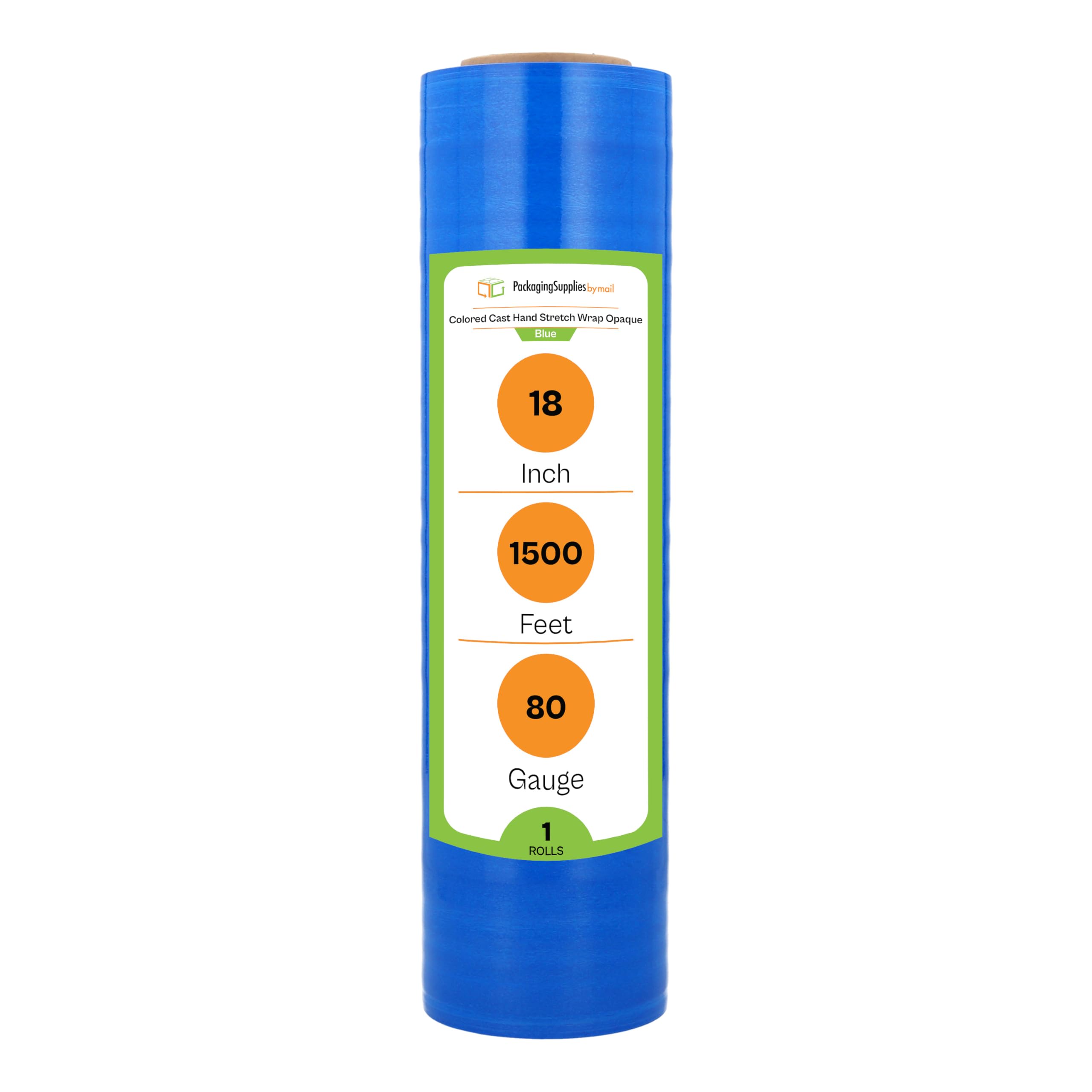 Amazon.com : PSBM Dark Blue Stretch Film/Wrap, 1 Roll 18 Inch x