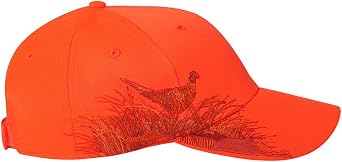 DRI DUCK Wildlife Series Caps, Blaze Orange - Pheasant 3261, ADJ