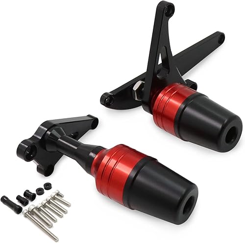 Worldmotop - Deslizadores de bastidor de motor para Ducati Panigale V2 Panigale V2S 2019 2020 2021 (rojo)