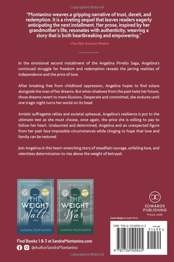THE WEIGHT OF BETRAYAL: ANGELINA PIRRELLO SAGA: BOOK TWO - Image 2