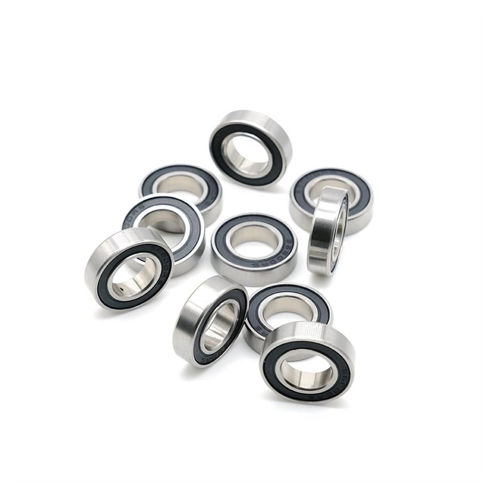 Roulement à billes ABEC-7 S6701RS anti-vibration en acier inoxydable 12x18x4mm