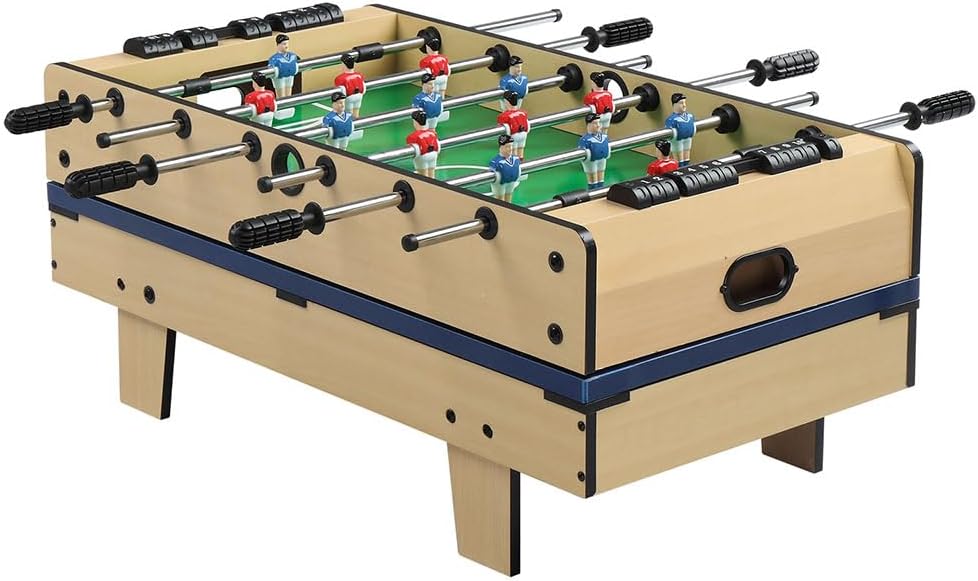 4 in 1 Multi Combo Game Table 3FT Combination Game Tables with Adult Size Foosball Table with Hockey, Foosball with Soccer, Pool Table, Table Tennis Table for Arcade, Party, Family Night, Game