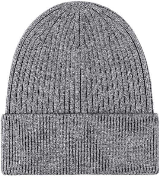 Versatile Outdoor Warm Baotou Wool Knitted Hat Thick Brimless Hats