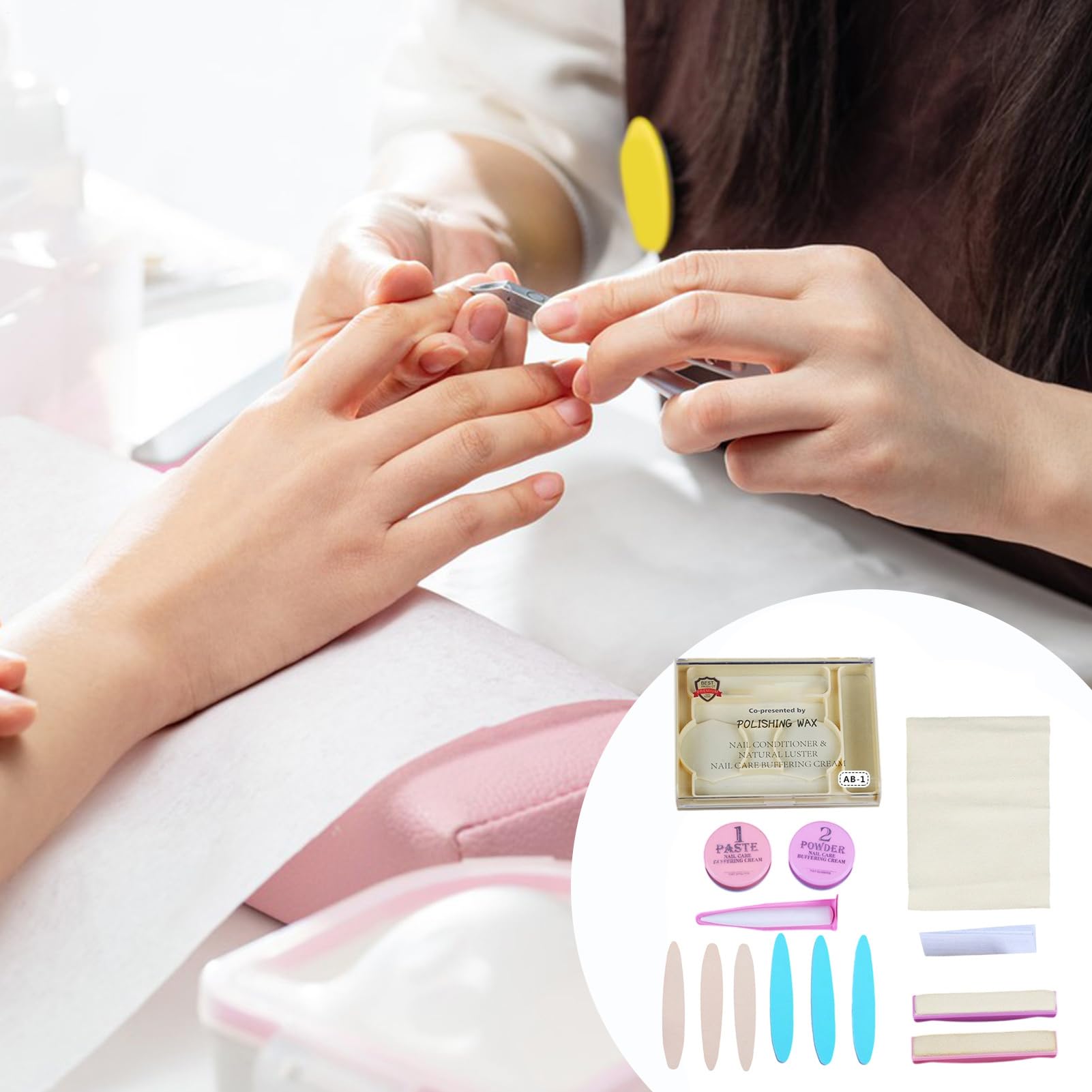 Kit De Manicura Con Pulidora De Y Utensilios De Belleza | Juego De Preparación De Uñas Naturales Para Mujeres Para Mujeres Principiante Hogar Boda Regalo Cumpleaños San Valentin