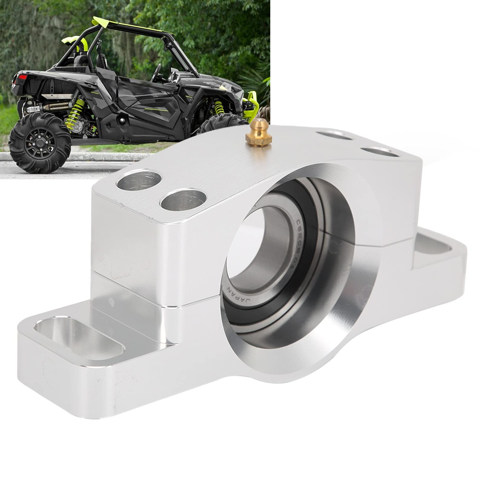 Reemplazo de Bloque de Almohada Resistente para XP 900 4900 2012-2014 Base de Rodamiento de Bolas para Mantenimiento Material: Plata Matal (Blanco)