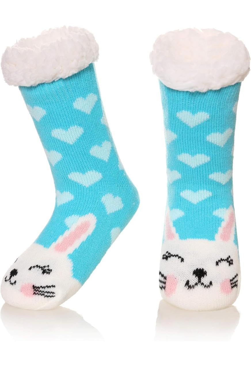 Butterthief Men & Women Thermal Sherpa Fluffy Non-Skid Winter Socks, Warm Xmas Socks for Christmas Gift for Adults- Strechable (Free Size)