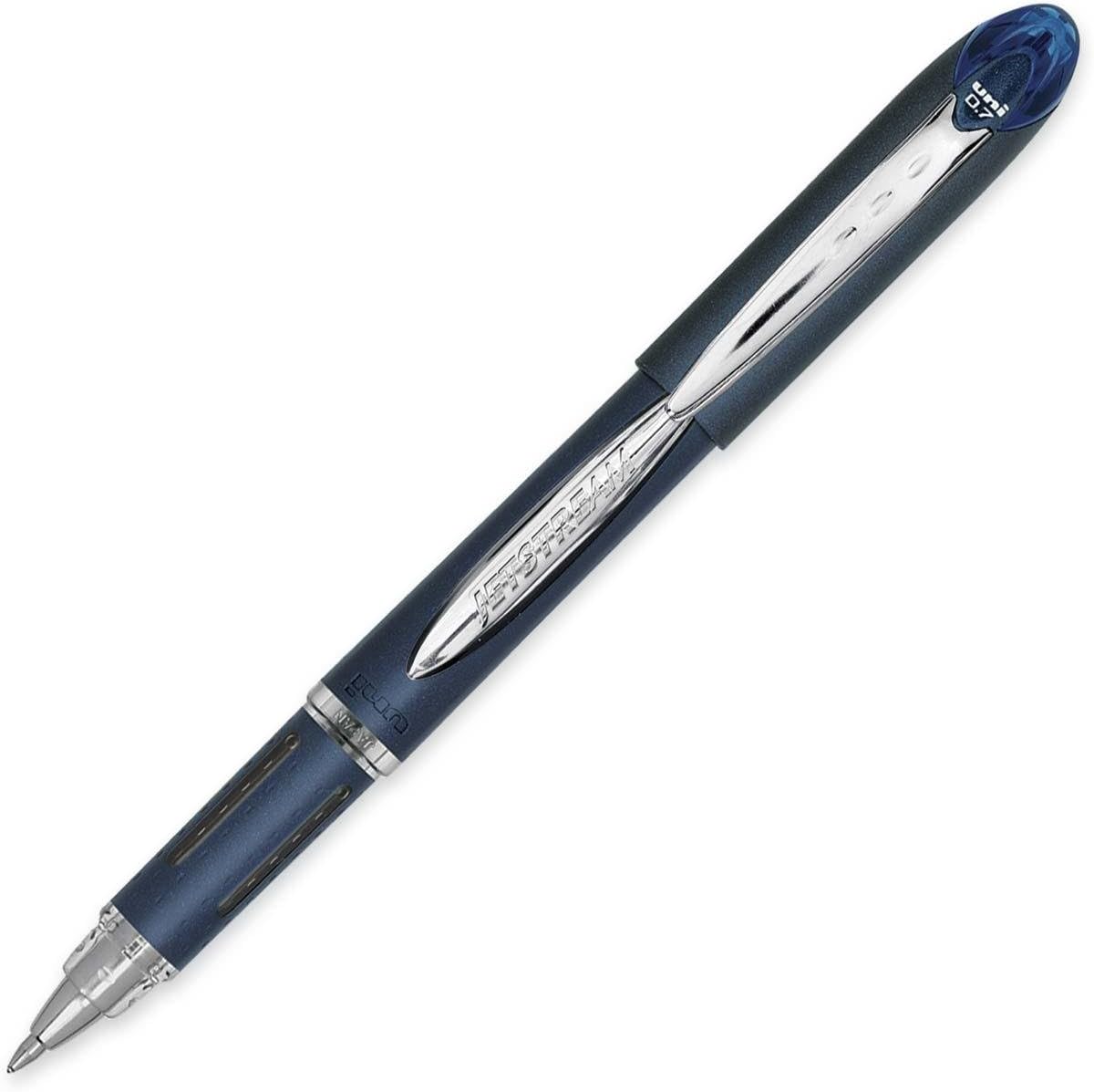 uniball Jetstream Ballpoint Pen, Fine Point (0.7mm), Blue