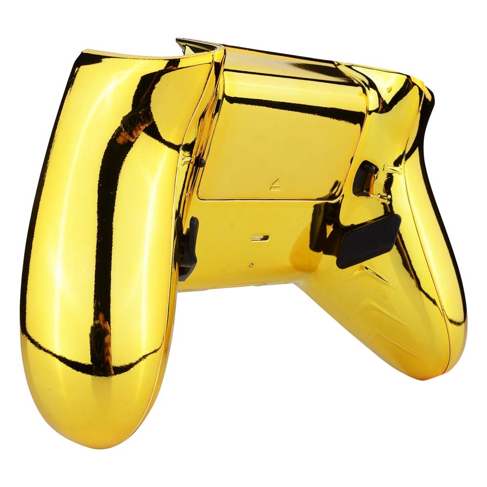 eXtremeRate Lofty Programable Remap&Gatillo de Parada Kit para Xbox (Actualización Board,Carcasa Trasera,Agarre,Botones Posterior,Trigger Lock para Xbox One S X Control-Modelo 1708)-Dorado Cromo