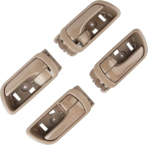 Miniatura 5 de 4 manijas interiores de puerta para Toyota Camry 2002 2003 2004 2005 2006 delantera trasera izquierda conductor derecho lado pasajero beige