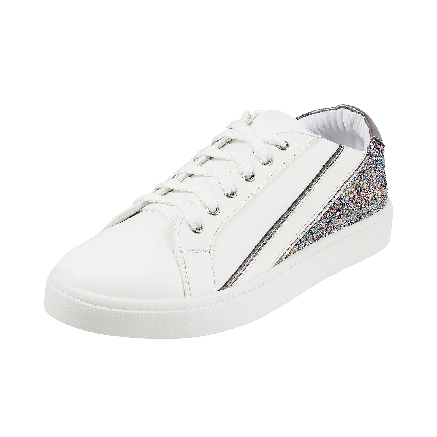 Metro Women White Fashion Sneaker UK/6 EU/39 (36-5047) (B0B399FZPJ) Amazon Price History, Amazon Price Tracker