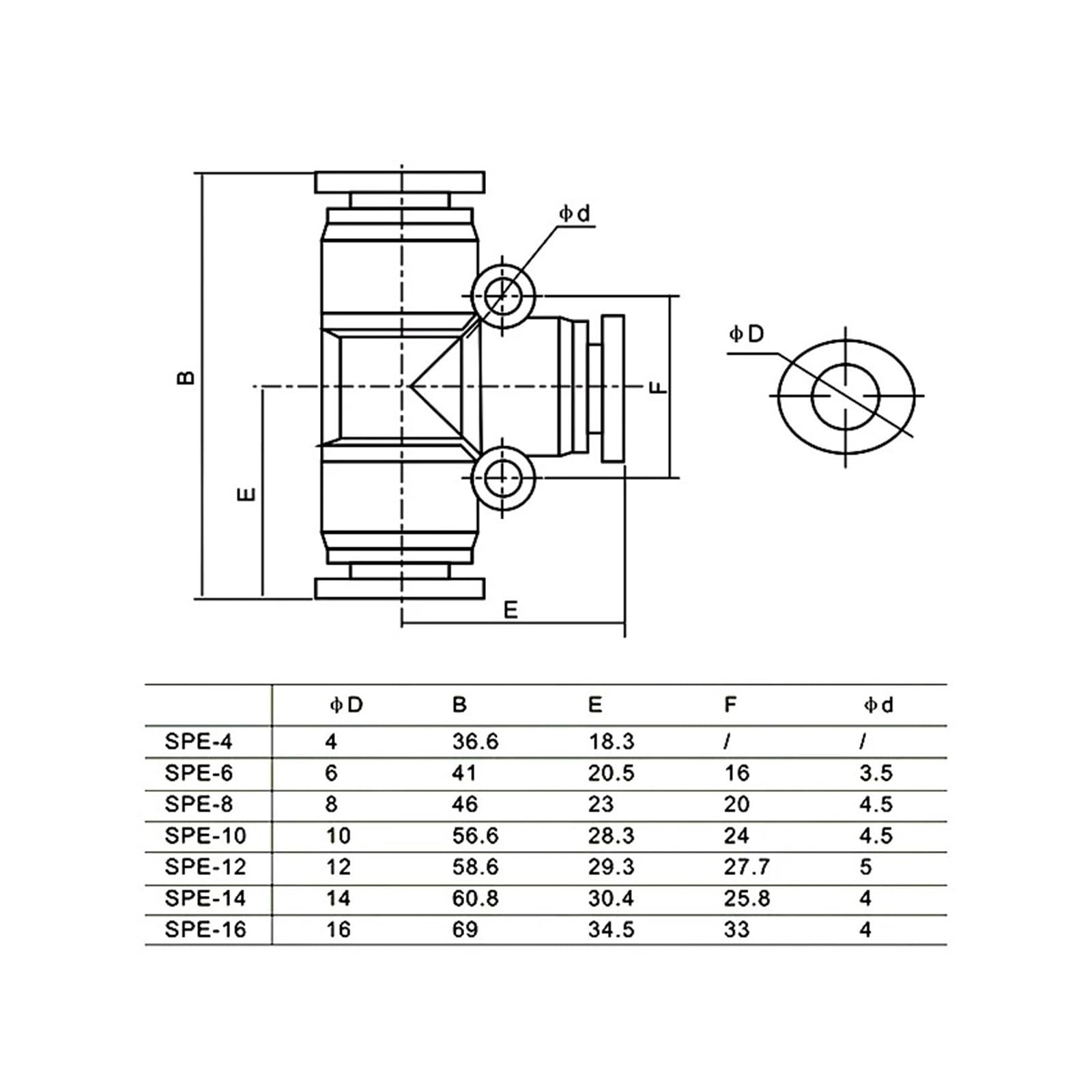 10 stücke PE stecker 4 6 8 10 12mm PEG pneumatische armaturen rutsche lock t(PEG 12-8)