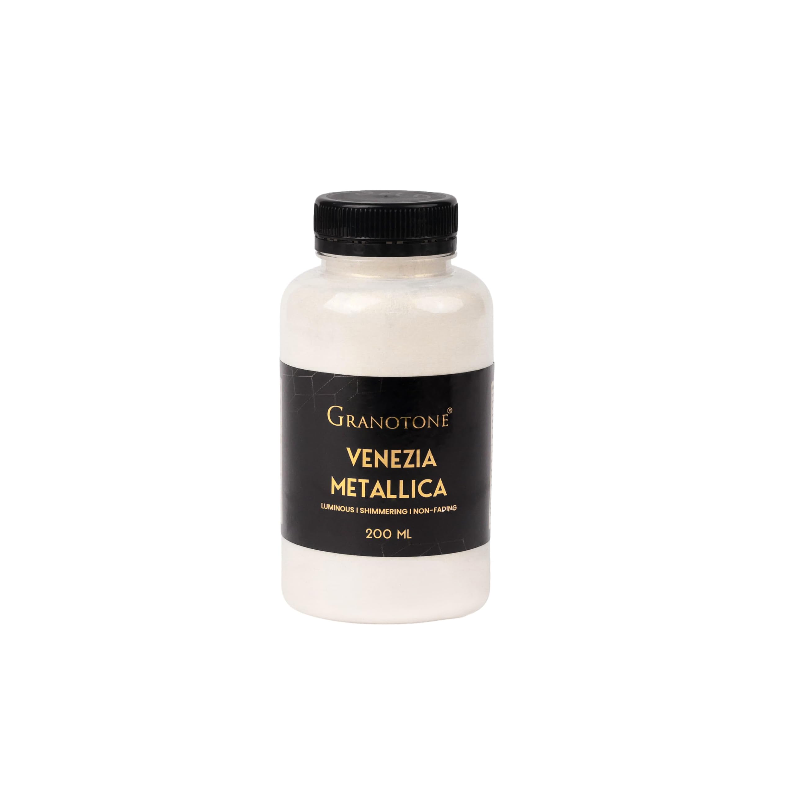 GRANOTONE Venezia Metallic Acrylic Paint IRR Gold 200 ml Extra Sheen