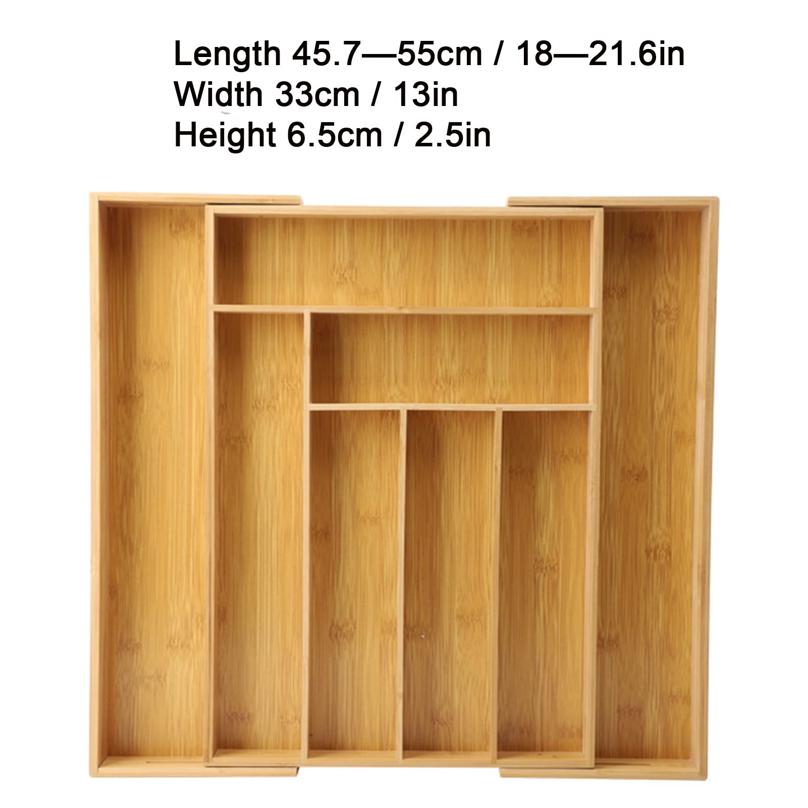 Esta Bandeja Ajustable para Cubiertos, Organizador de cajones de Cocina expandible y Organizador de Utensilios, Bandeja para Cubiertos con separadores de cajones para Utensilios de Cocina y