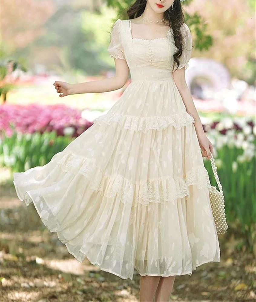 【Since Then】Floral Suspender Classy Resort Fairy Dress Since Then】Floral Suspender Classy Resort Fairy Dress