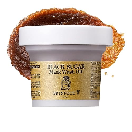 Máscara exfoliante de azúcar negra de SkinFood en formato de 35 oz Máscara exfoliante de azúcar negra de SkinFood en formato de 35 oz