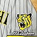 阪神 タイガース 刺繍ワッペン 藤川 球児 ネーム 3 応援 ユニフォーム 藤川球児