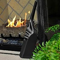 Vista 2 de Fire Beauty Pala para chimenea - Pala de ceniza-Cuchara para chimenea-Pala de jardinería