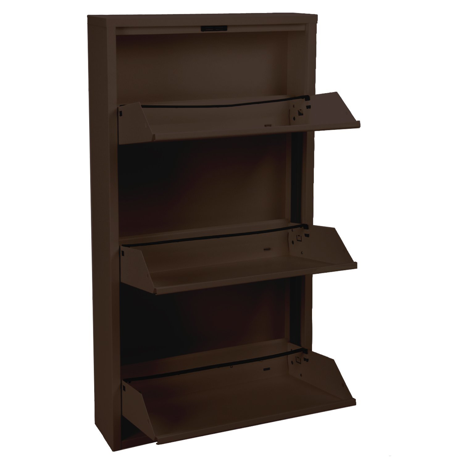 Mobile scarpiera Metallo 3 cassetti Marrn Misura 103 x 50 x 15 cm, 103x50x15 Cm