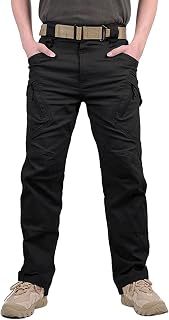 Men's Outdoor Tactical Pants, Lightweight Casual Cargo Pants, Rip-Stop Military Tactical Trouser for Hiking Climbing Mona43henry