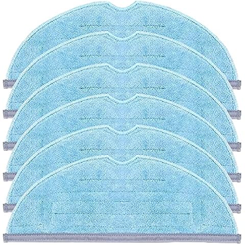 Nordun Pack of 6 mop cleaning parts for Roborock T7 T7plus S7 vacuum cleaner accessories, microfibre wipes, 6 pieces Cover