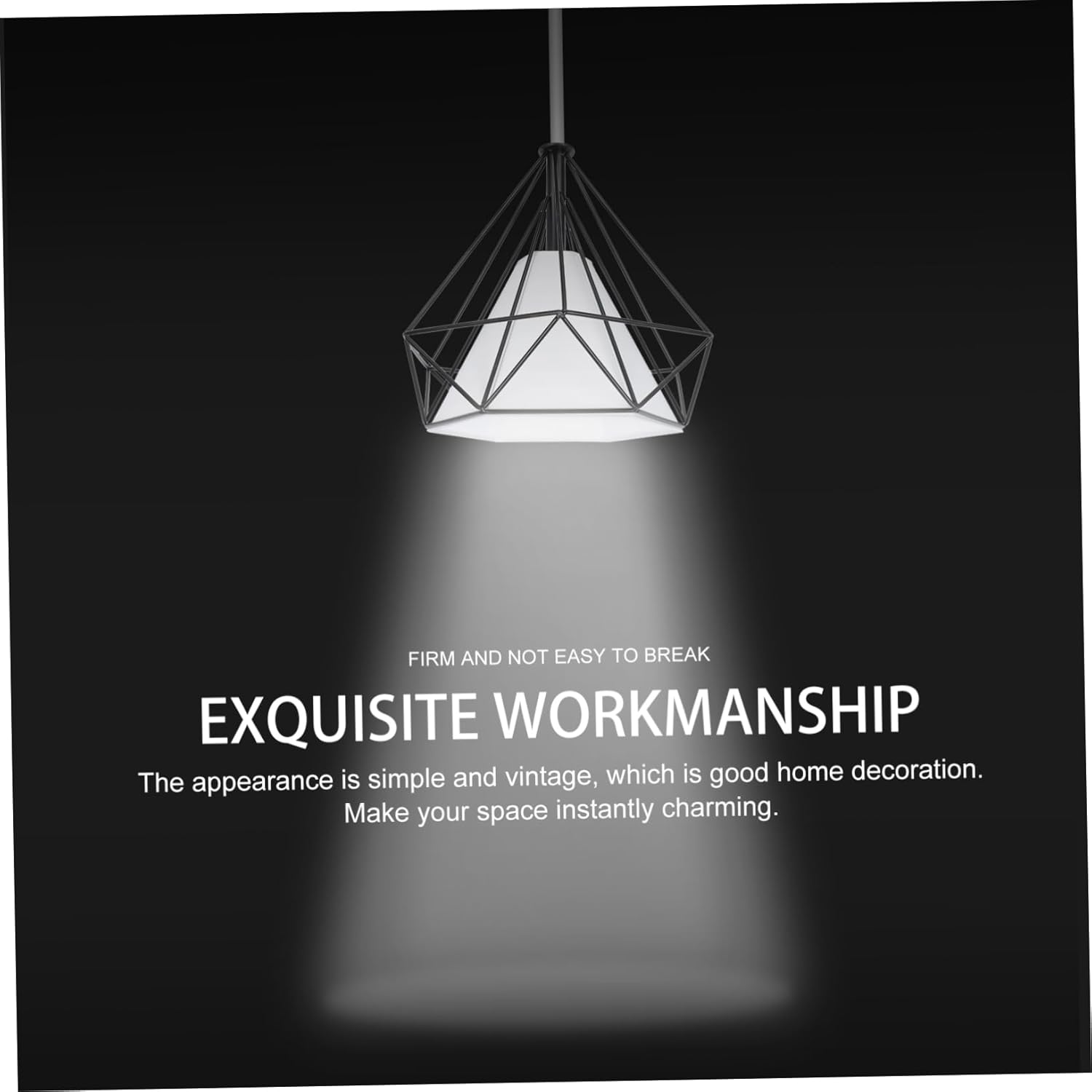 NUOBESTY Retro Style Iron Lamp Shade Vintage Hanging Light Cover for Home Decoration and and Aesthetic Design for Wall Lamps and Chandelier Lighting