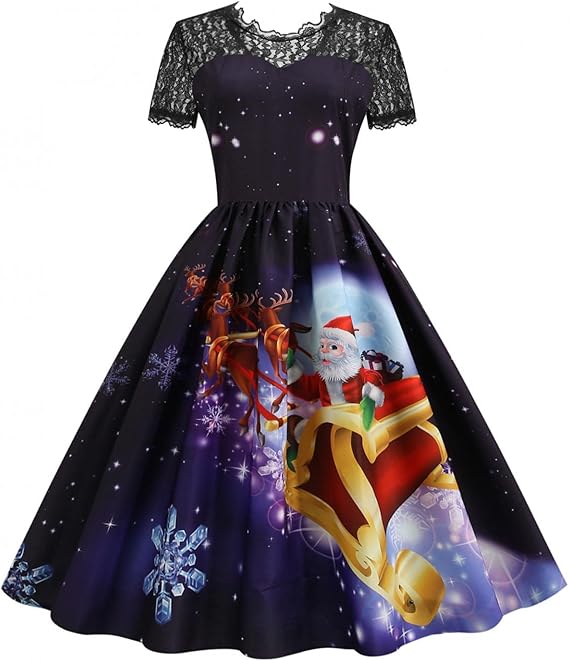 Amazon Co Jp クリスマス ワンピース Joielmal レディース レース 半袖 カシュクール サタン エルク柄 仮装 50年代 洋服 レトロ ロカビリー ドレス クリスマス衣装 膝丈 大人 コスチューム 学園祭 クリスマス イベント パーティー 舞台服 お呼ばれ ホビー Amazon Co Jp クリスマス ワンピース Joielmal レディース レース 半袖 カシュクール サタン エルク柄 仮装 50年代 洋服 レトロ ロカビリー ドレス クリスマス衣装 膝丈 大人 コスチューム 学園祭 クリスマス イベント パーティー 舞台服 お呼ばれ ホビー