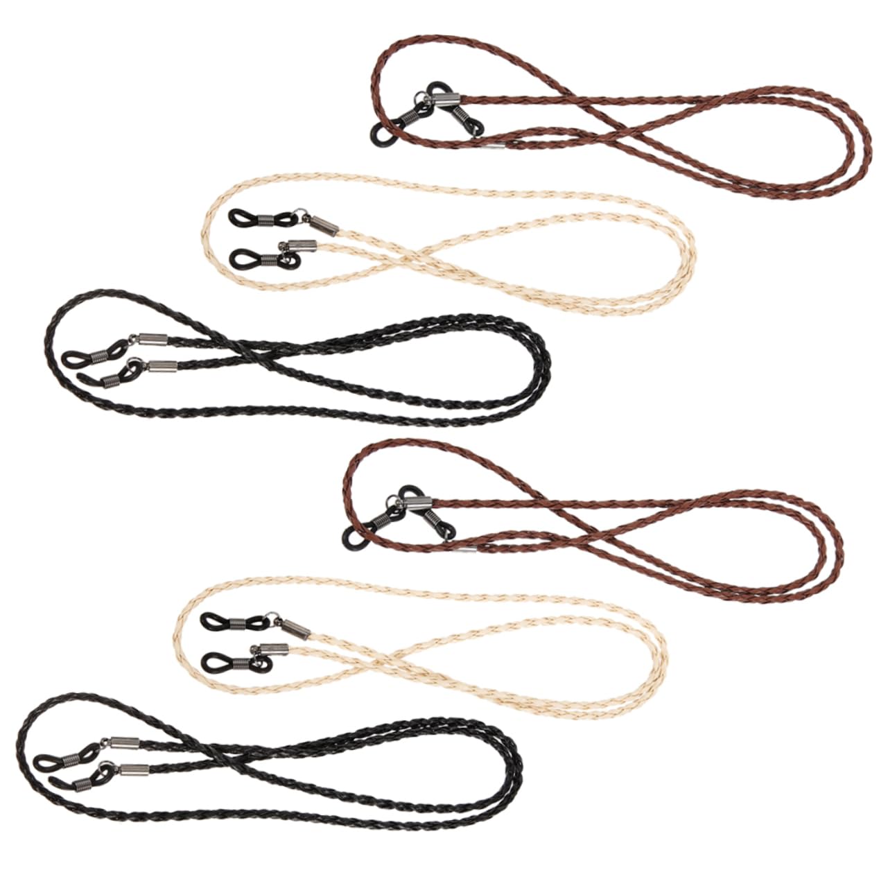 balacoo Glasses Chain Eyeglass Holders Around Neck Silicone Lanyards Fashionable and Practical Glasses Retainer