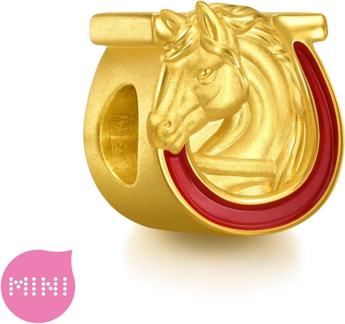 CHOW SANG SANG 999 Gold Charme Horse Charm Bracelet for Women & Men 17cm 96063C